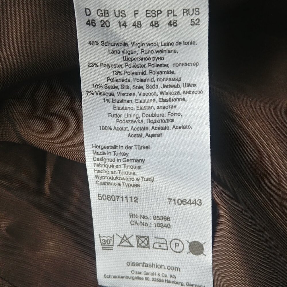 Olsen Wool Blend Jacket - Picture 9 of 9